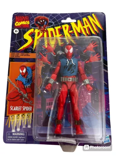 Marvel Legends Series Scarlet Spider-Man Ben Reilly Hasbro En mano Nuevo