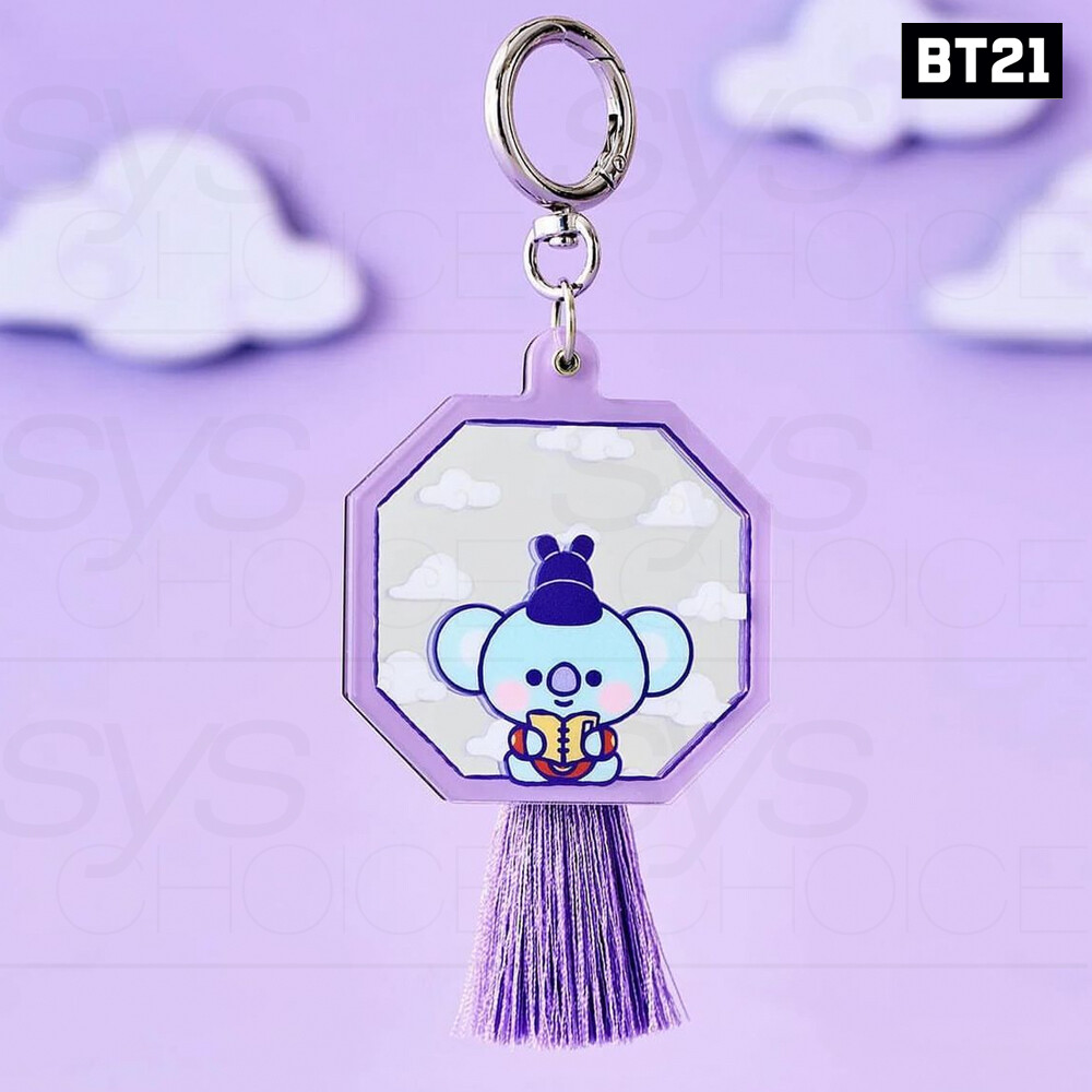 BTS BT21 Official Goods Baby Mirror Keyring K-EDITION ver2 +