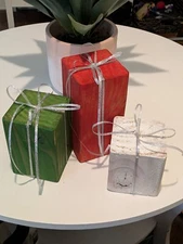 Primitive Handmade Reclaimed Wood Presents 