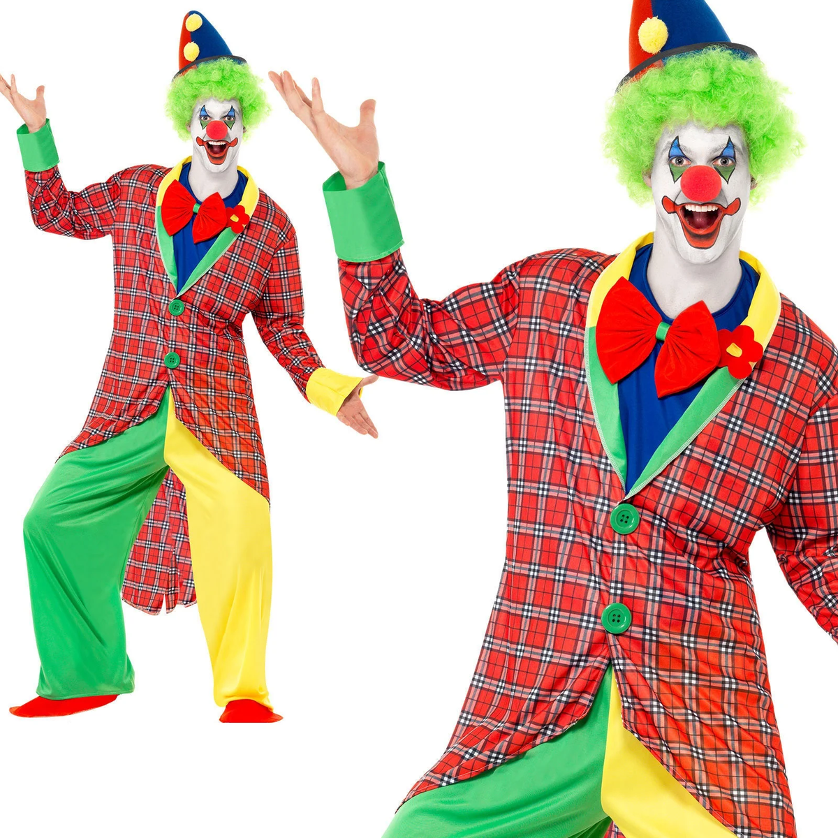 Acquista Giant Costume Colorato Pagliaccio - Pagliaccio Mascot In Circo Mascotte - Foto 11