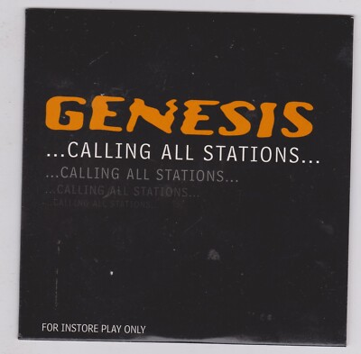 Genesis - ...alle Sender anrufen... Promo CD Instore Play