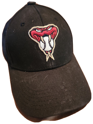 Melonwear Arizona Diamondbacks Youth Hat Snake Head Logo All Black