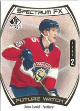 2021-22 Upper Deck SP Authentic Anton Lundell Future Watch SP RC Panthers