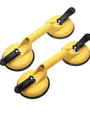 Glass Suction Cups Heavy Duty Aluminum Vacuum Plate Handle Glass Holder 2 Pack 
