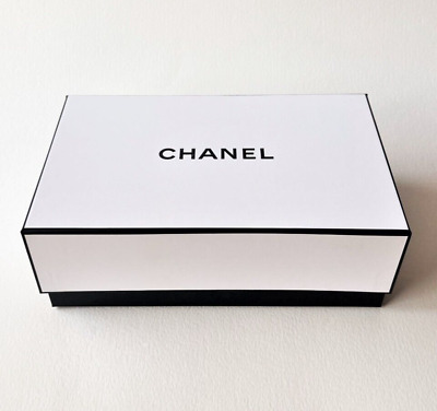 Authentic Chanel Small Gift Storage Box for purse w info book 10.5" x  6.75" x 4"