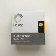 Pro Optic prooptic 77mm lens essentials filter kit UV, CP and ND filters
