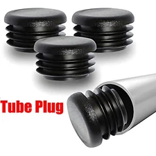 Round Plastic End Caps Tube Inserts Blanking Plugs Bungs for steel tubing Pipe