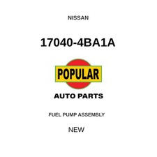 Genuine 2014 Nissan X-trail Fuel Pump Assembly 17040-4ba1a