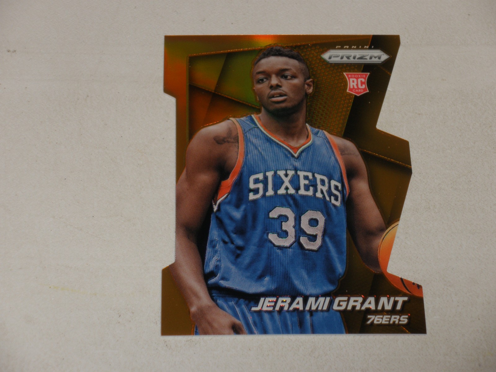 2014 Prizm Jerami Grant Orange Die-Cut /139 Rookie RC #282