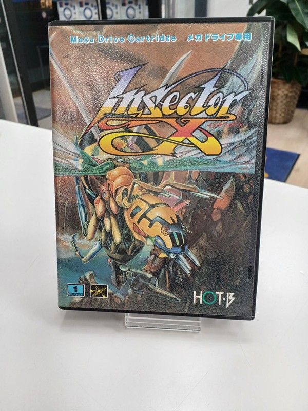 Hot Bee Insector X MD Sega Mega Drive Game Side-Scroll Shooter Retro