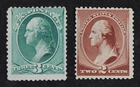 CKStamps: US Stamps Collection Scott#207 Unused NG Tear Spot Thin #210 NG