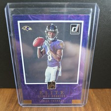 2018 LAMAR JACKSON DONRUSS ELITE SERIES ROOKIE CARD RC #ESR-17. rookie card picture