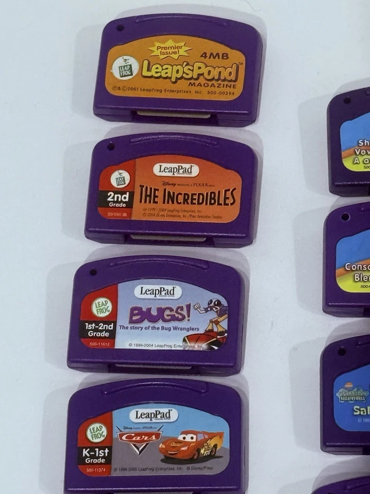 Leapfrog LeapPad Lot of 44 Assorted Learning Game Cartridges - Image 2 of 4