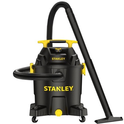 Wet Dry Vacuum 10 Gallon 6 Peak HP Shop Vac Blower STANLEY Poly Built-in Drain