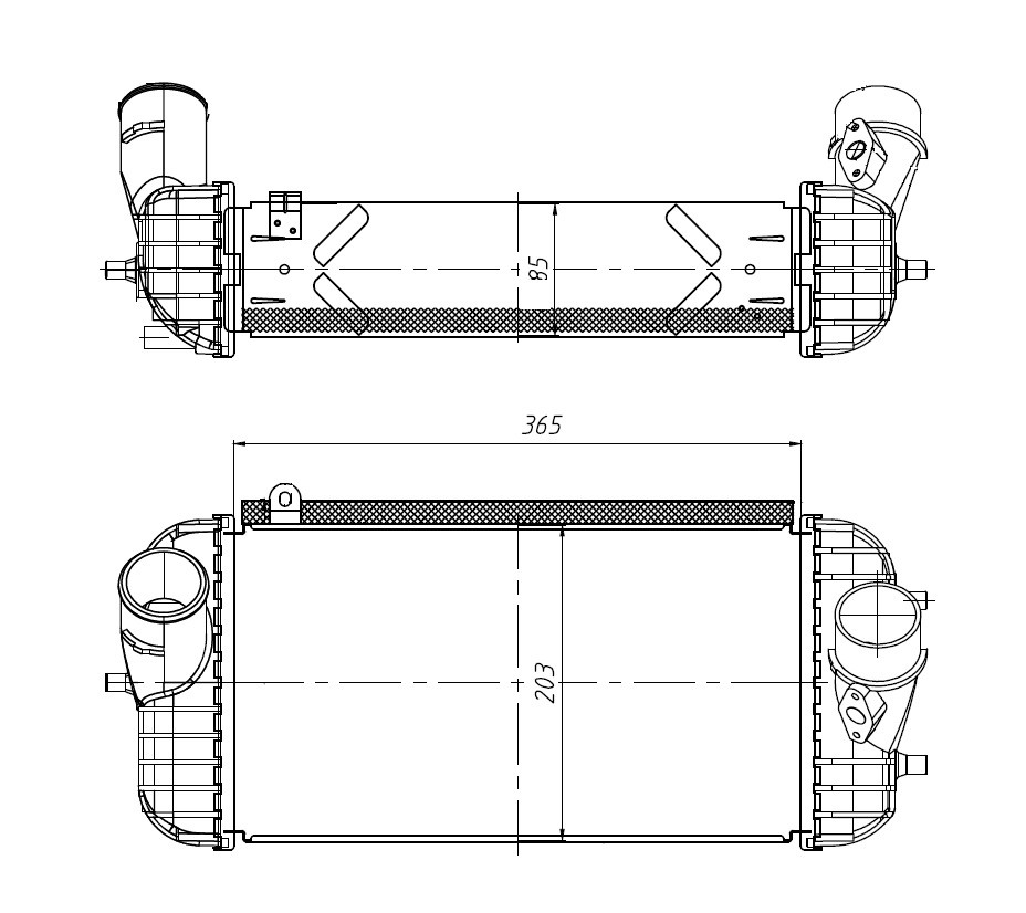NRF INTERCOOLER - 309066