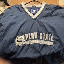 Vintage Penn State Nittany Lions Starter Windbreaker Jacket Large 90s Pullover