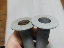 Biemme Grips for Lambretta Vespa, Grey, pair, 24mm, genuine NOS
