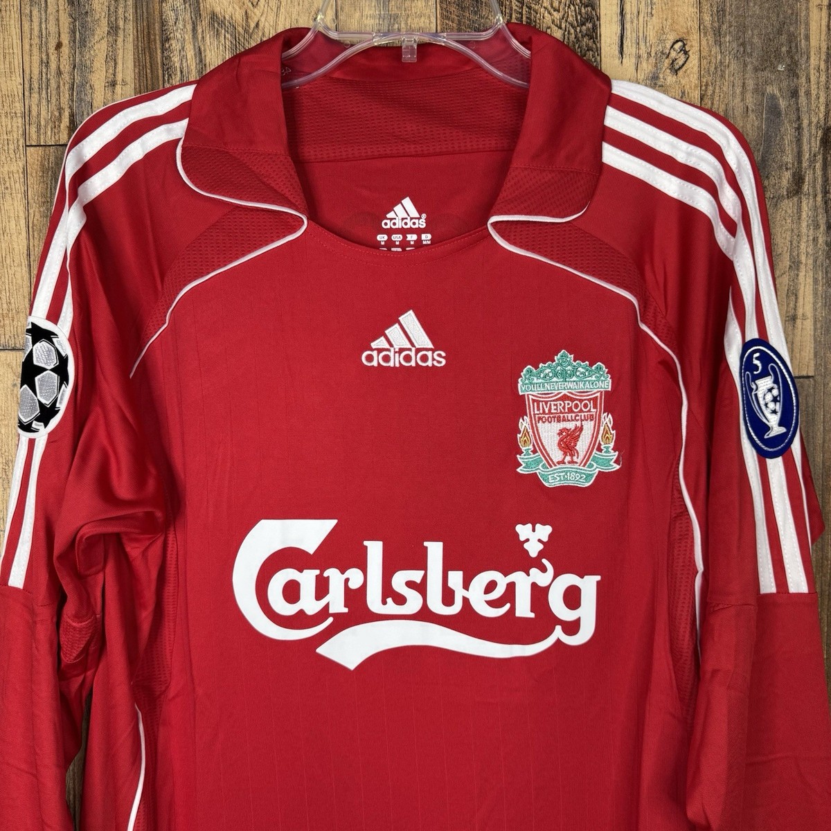 08-09★Liverpool★adidas★サッカーユニフォーム★Torres Adidas Liverpool 08/09 long sleeve; Torres #9; Gray silver