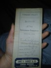 1902 Signed Banking & Insurance Paper: Provident Receipt + Aetna Policy — photo 9