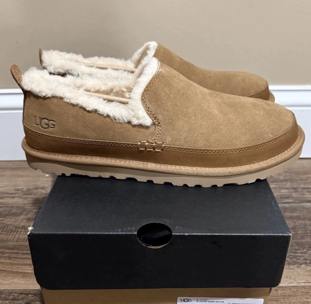 UGG Suede Brown Slippers for Men for sale | eBay display picture 1