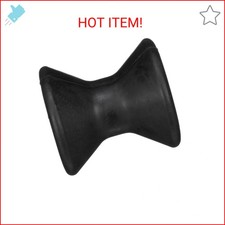 Seachoice Molded Bow Roller, Black, Boat Trailer, 3 in. X 1/2 in.