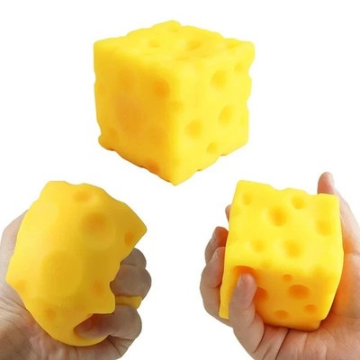 Extra Large Squishy Cheese Block, Stress Relief Squeeze Toy Gifts ,Cyber Deal  
