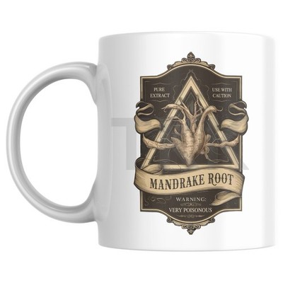 15 Unzen Becher Apotheker Gothic Halloween Vintage Mandrake Wurzel Harry Potter Geschenke