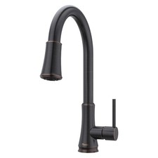 Pfister Pfirst Series Kitchen Sink Faucet with Pull-Down Sprayer Single Handle