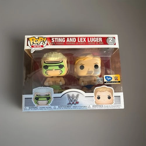 Funko Pop WWE Sting & Lex Luger 2-Pack FYE Exclusive Vinyl Figures NWO WCW WWF