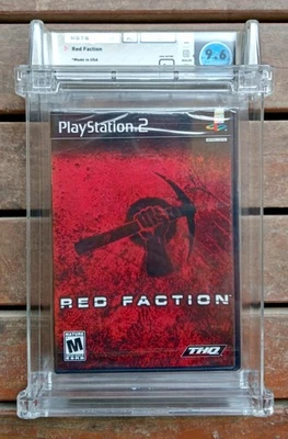 Red Faction PS2 PlayStation 2 SEALED First Print WATA Graded 9.6 A+ US Print! - Image 1 of 2