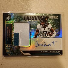 Brian Thomas Jr 2024 Totally Certified - Freshman Fabric 1/25 Auto, Patch 