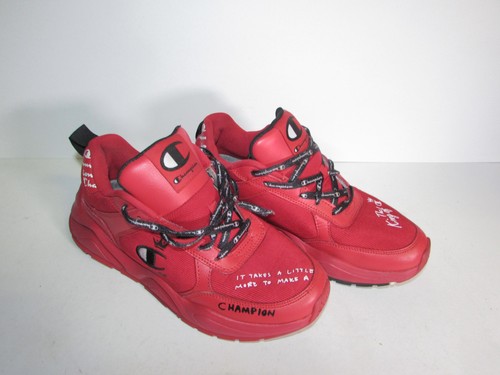 Vintage CHAMPION 93 Eighteen King Shoes | 8.5M CMS10026M Mens Red Sneakers Rare