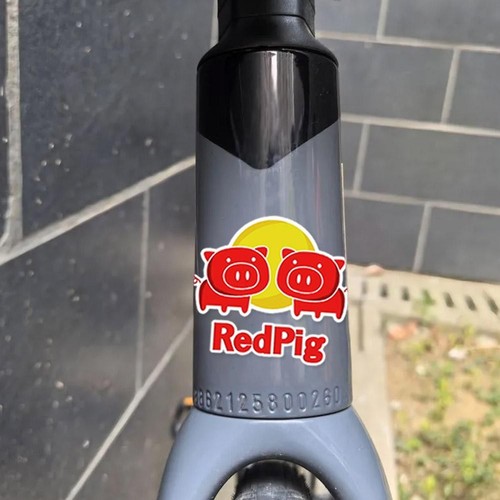 Reflective Sticker REDPIG Spoof Electric Motorcycle Trunk Sticker Body ...