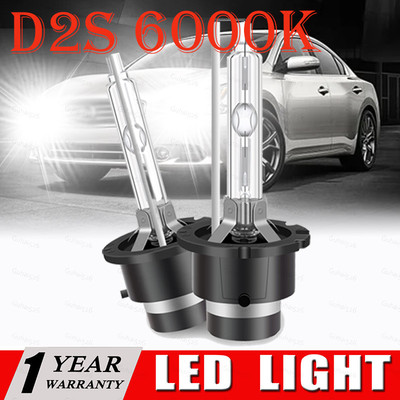 6000K WHITE HID Headlight Bulb For Nissan Maxima 2009-2014 LOW BEAM Set of 2