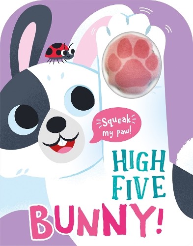 Robin Baines High Five Bunny! A count-and-squeak book. (Libro di cartone)