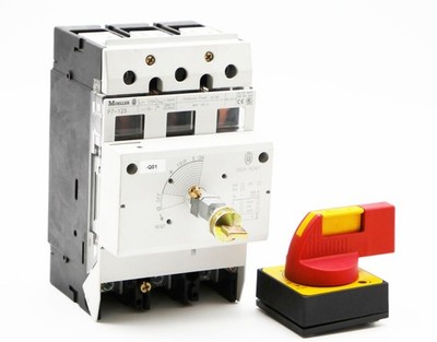 Moeller P7-125 125A 3-polig Lasttrennschalter + DA0V-NZM7 Drehantrieb -used-