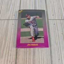 1989 Classic Update Purple Travel Edition FACTORY SEALED 25 Card Set JIM ABBOTT