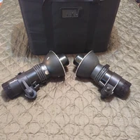 Profoto ComPact 600R Monolight Pair + Zoom Reflectors Tenba Case Great Condition