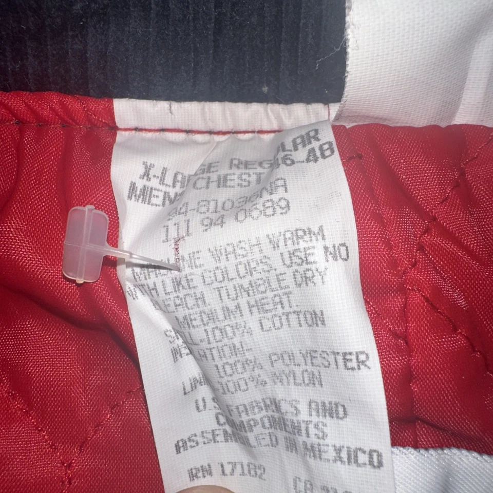 Walls Zero-Zone Premium Outerwear Navy Red Jacket XL Regular NWOT Vintage - Image 3 of 4