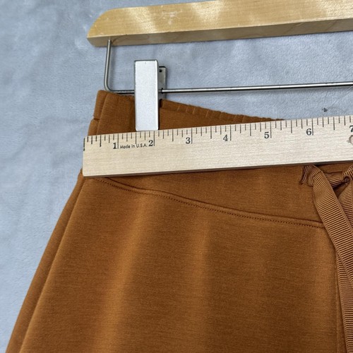 Spanx Pants Womens Medium Brown Wide Leg Petite AirEssentials Drawstring Lounge - Picture 6 of 11