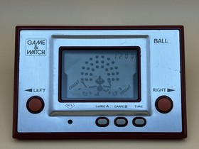 Nintendo Game & Watch BALL AC-01 1st Edition Silver Series 1980 With Box