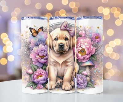 Skinny Tumbler - 20 ounce Cute Baby Animals Theme