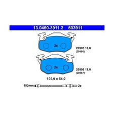 Kits de frein Peugeot 305