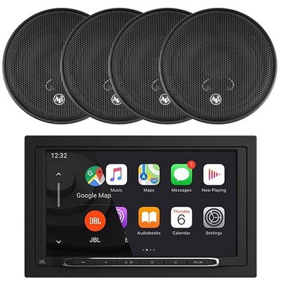 JBL Legend 700 2-DIN AM/FM Bluetooth Receiver, 4x 6.5'' 2-Way 300W Max Speakers