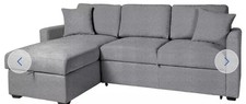 Habitat Reagan Left Hand Storage Chaise Sofa Bed - Grey784/2766 Argos £700