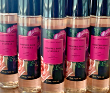 5 FIVE WHIPPED ROSE VANILLA 8oz Fine Fragrance MIST Bath and Body Works