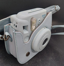 Fujifilm Instax Mini 8 Instant Camera Blue w/ Carrying Case Strap