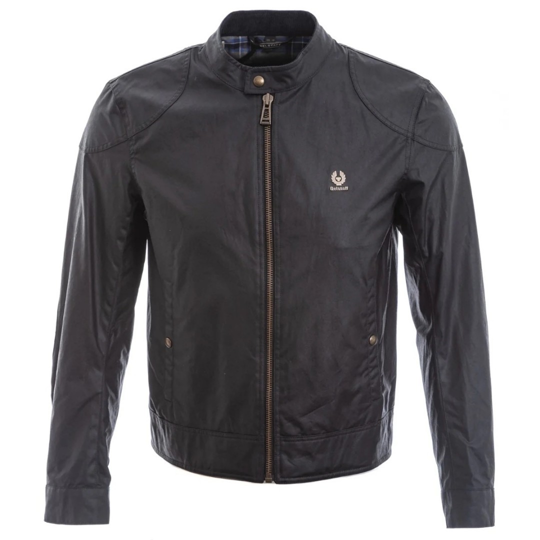 Темно-синяя куртка из вощеного хлопка Belstaff Kelland 81690₽