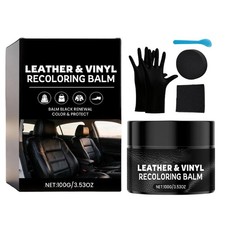 Black Leather Recoloring Balm Premium Dye Repair Kits for Couch Sofas Car Seats