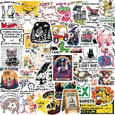 Funny Stickers for Adults 238 PCS Holographic Sarcastic Meme Decals Vinyl